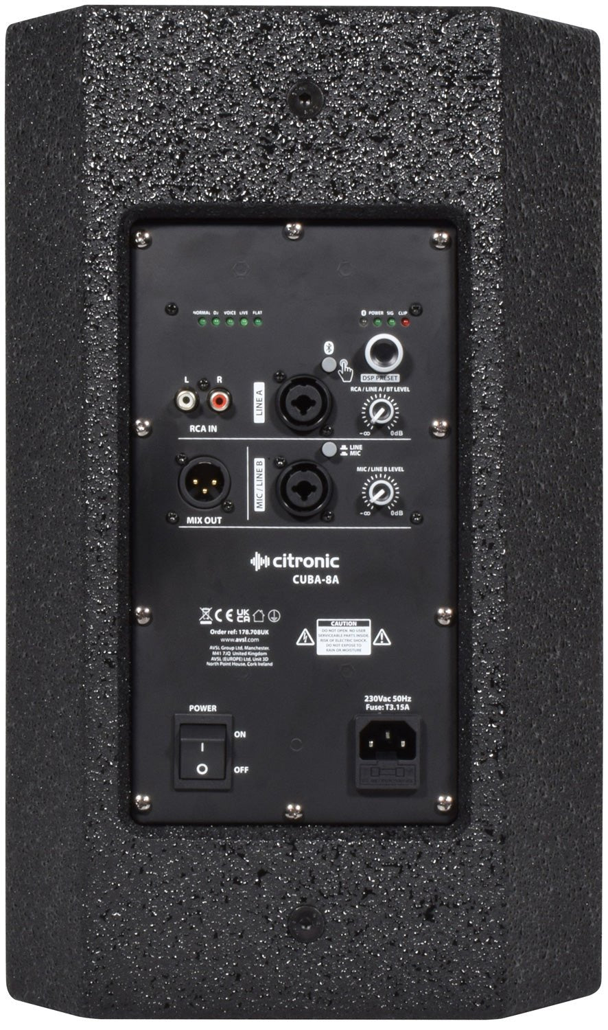 CUBA - 8A Active Full - Range Cabinet 250W - Apollo Music School