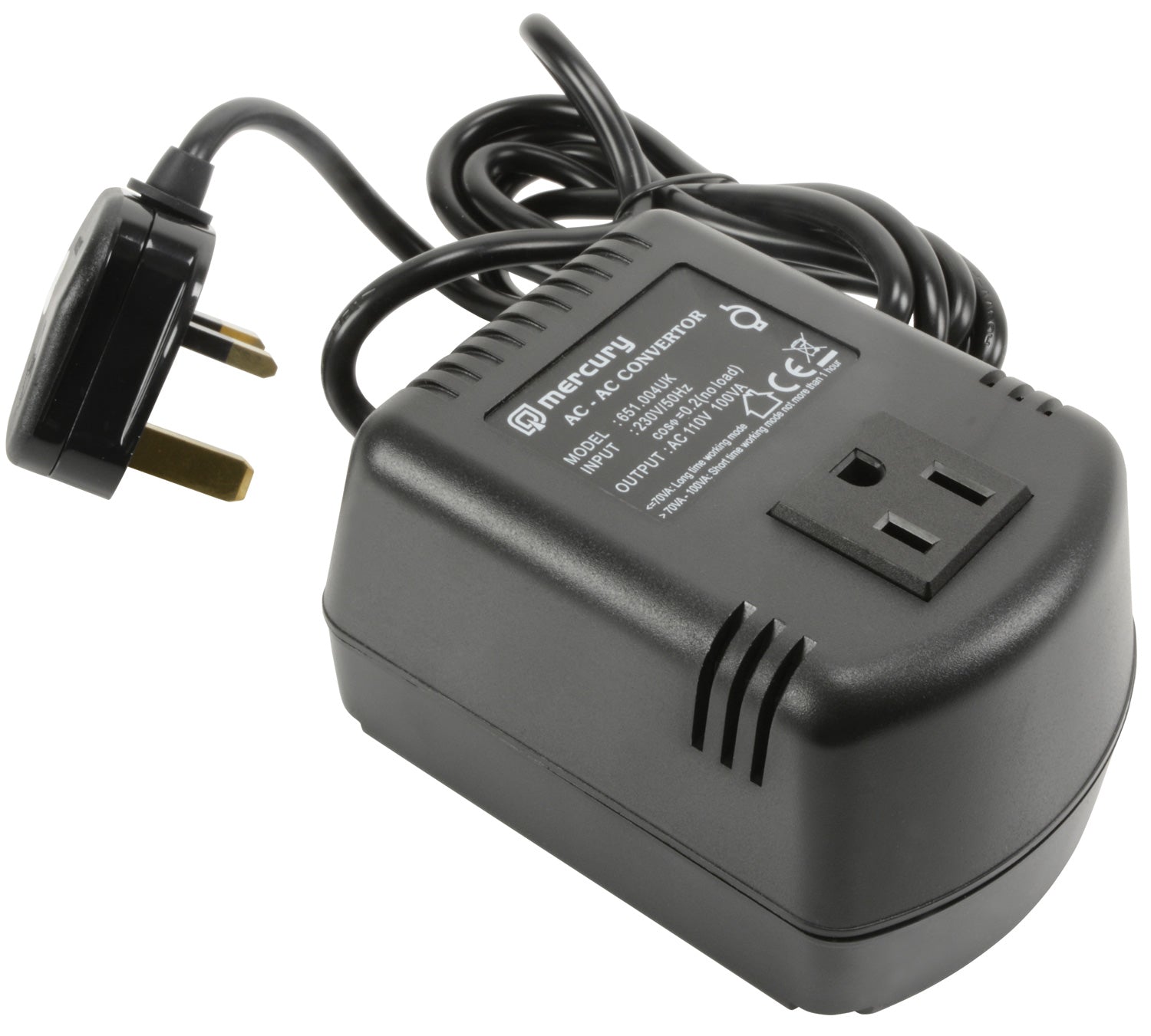 (UK version) Step down voltage converter 230V - 110V 100W - Apollo Music School