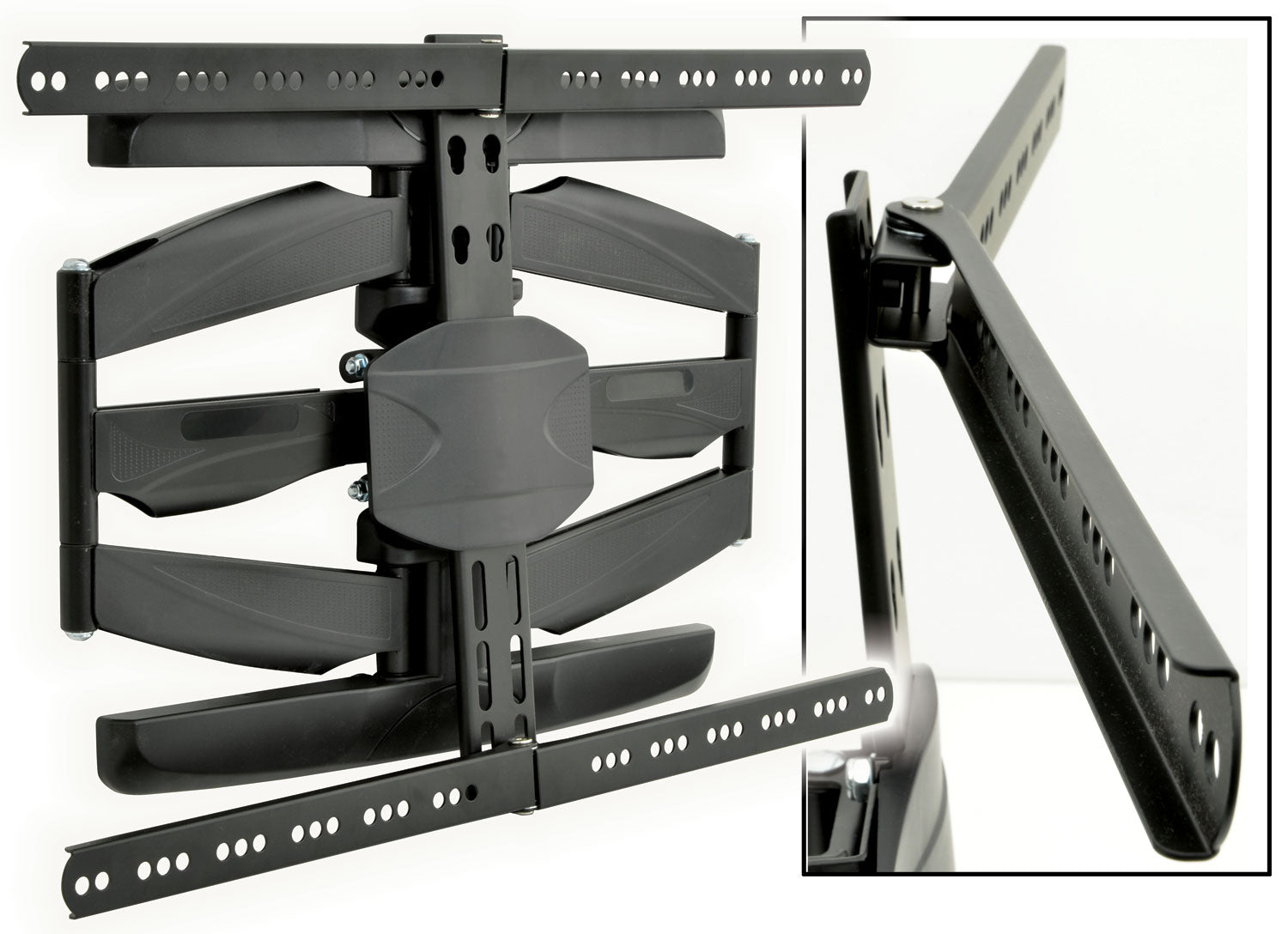 Full Motion Double Arm Curved & Flat TV Wall Bracket 32" to 65" - Apollo Music School
