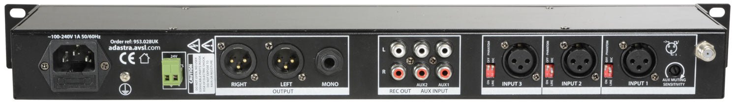 MM321 Rack Mixer + BT/USB/FM Player - Apollo Music School