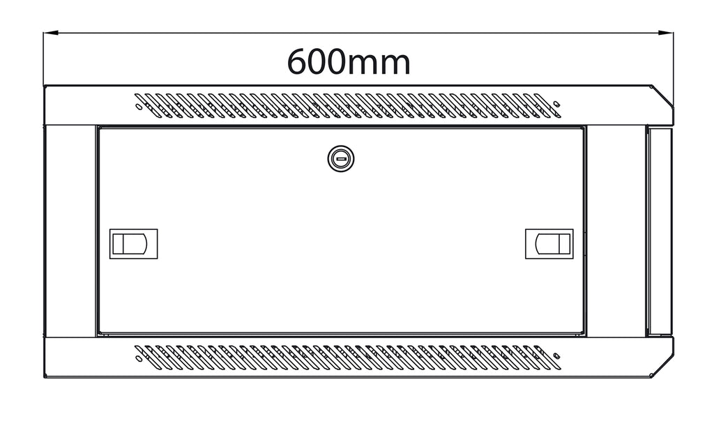 Rack Cabinet 4U x 600mm Deep - Apollo Music School