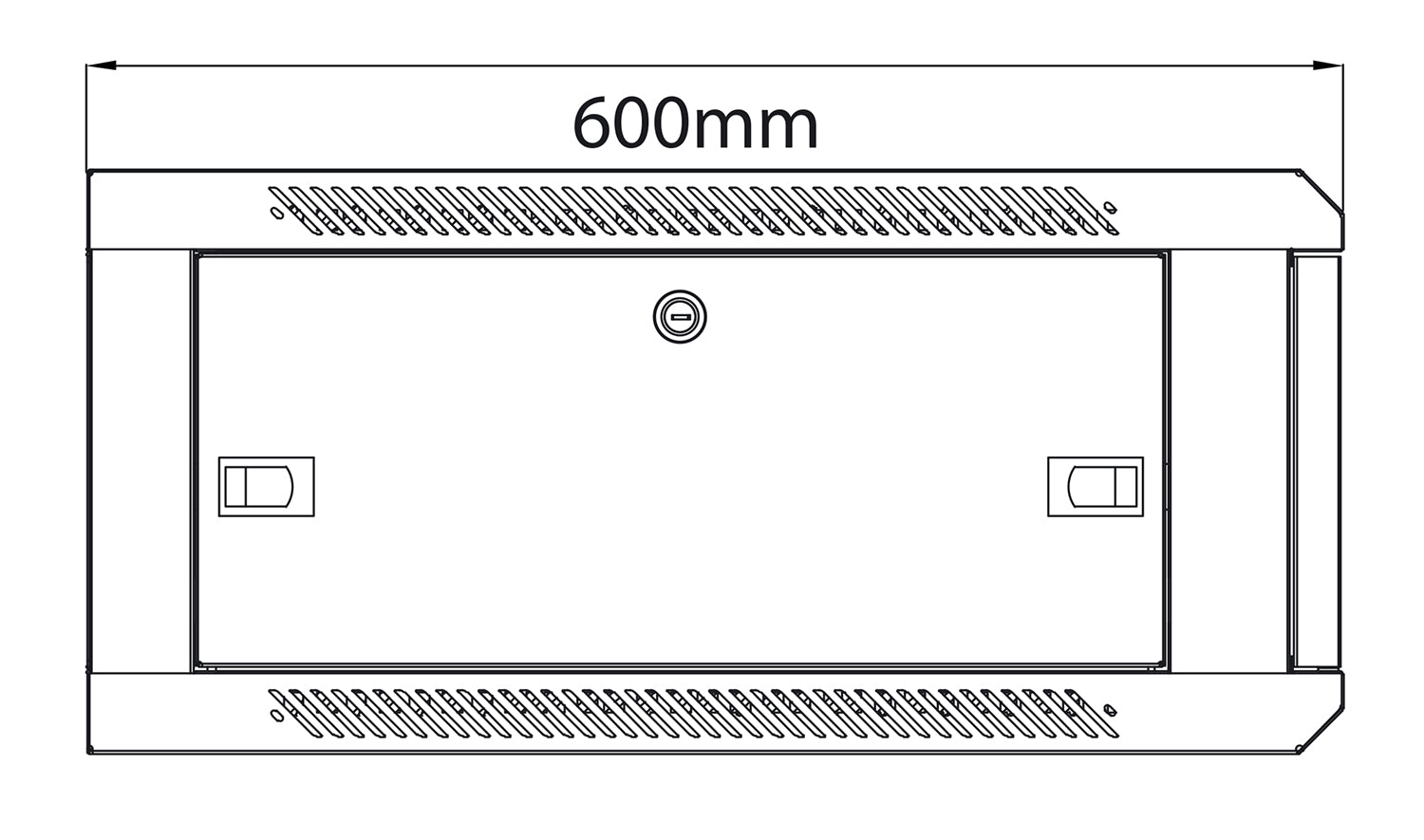 Rack Cabinet 4U x 600mm Deep - Apollo Music School