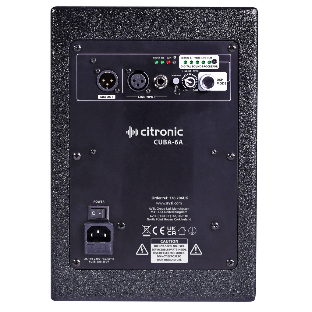 CUBA - 6A Active Full Range Cabinet 100W - Apollo Music School