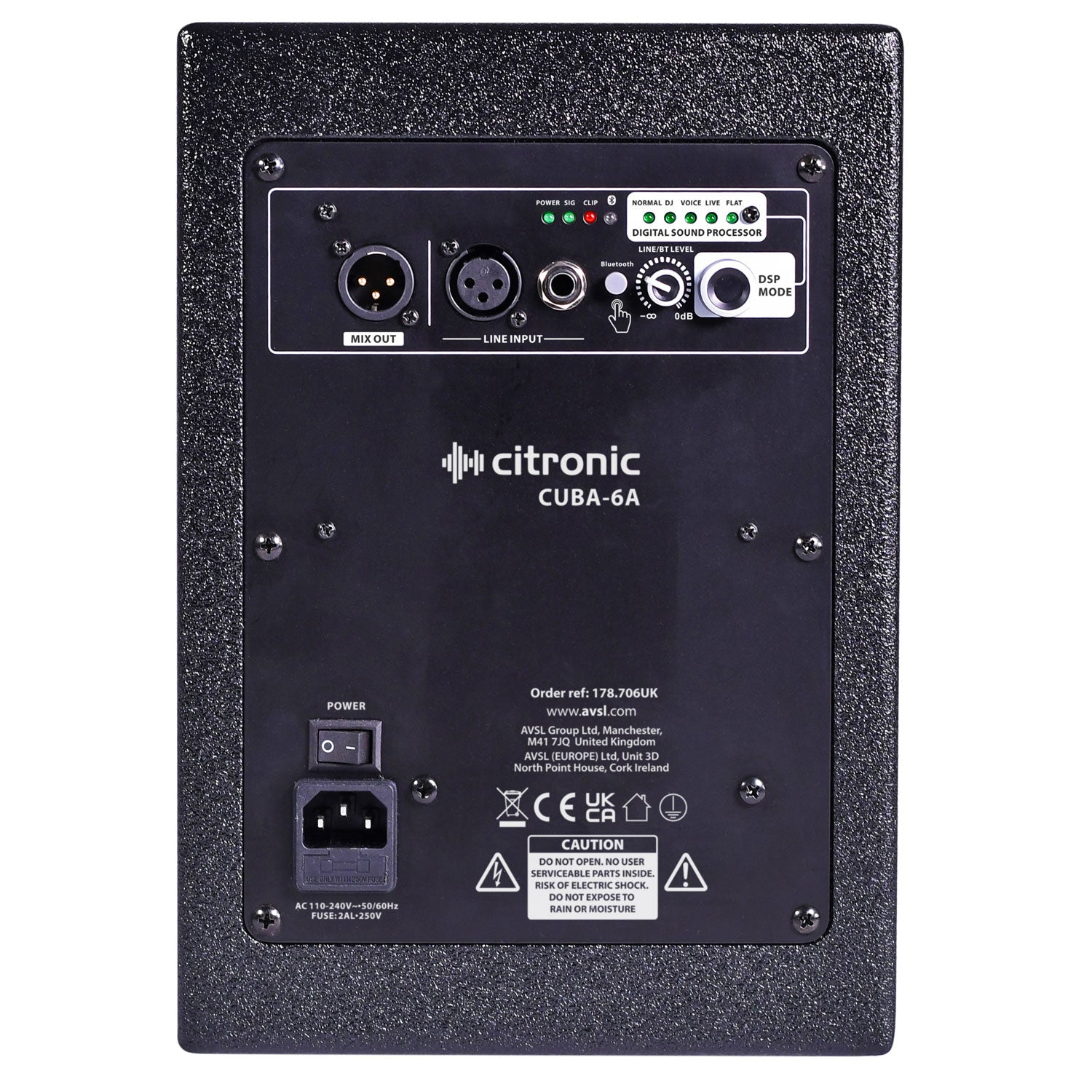 CUBA - 6A Active Full Range Cabinet 100W - Apollo Music School