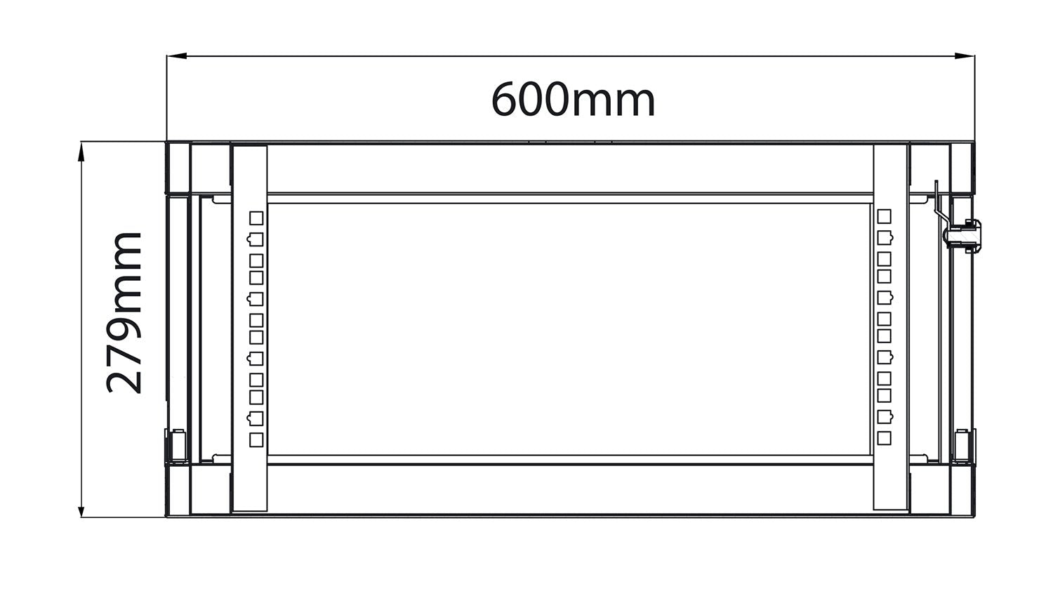 Rack Cabinet 4U x 450mm Deep - Apollo Music School