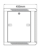 Rack Cabinet 9U x 450mm Deep - Apollo Music School