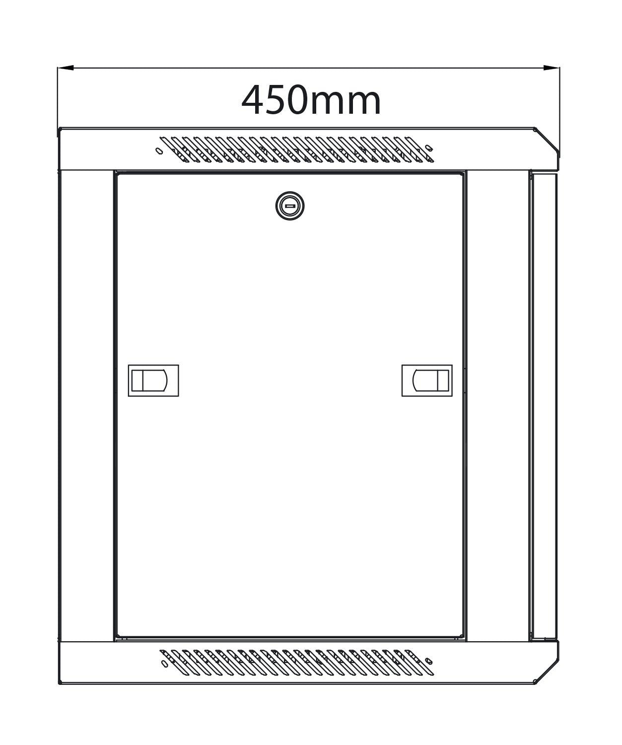 Rack Cabinet 9U x 450mm Deep - Apollo Music School