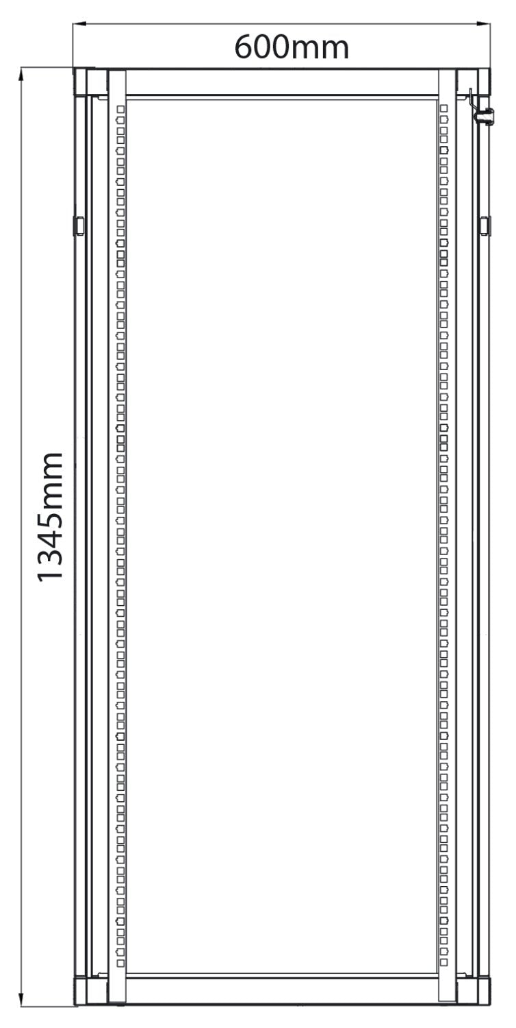 Rack Cabinet 28U x 600mm Deep - Apollo Music School