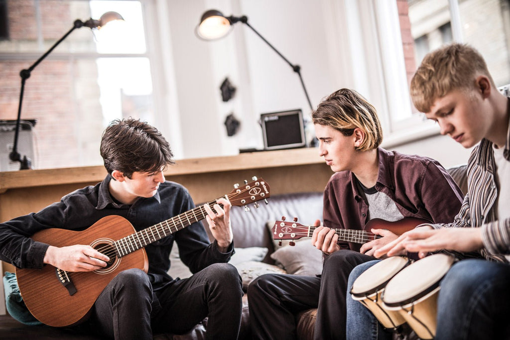 Sapele compact acoustic guitar - Apollo Music School