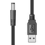 USB2.0 to 2.1 x 5.5mm 5V DC Jack Power Lead 1m - Apollo Music School