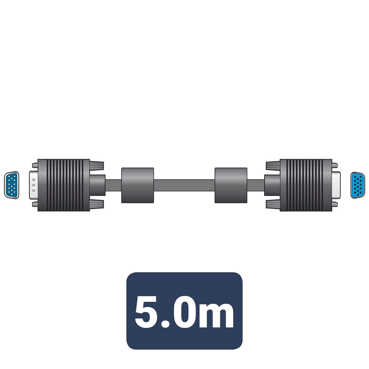 VGA plug to plug lead 5.0m - Apollo Music School