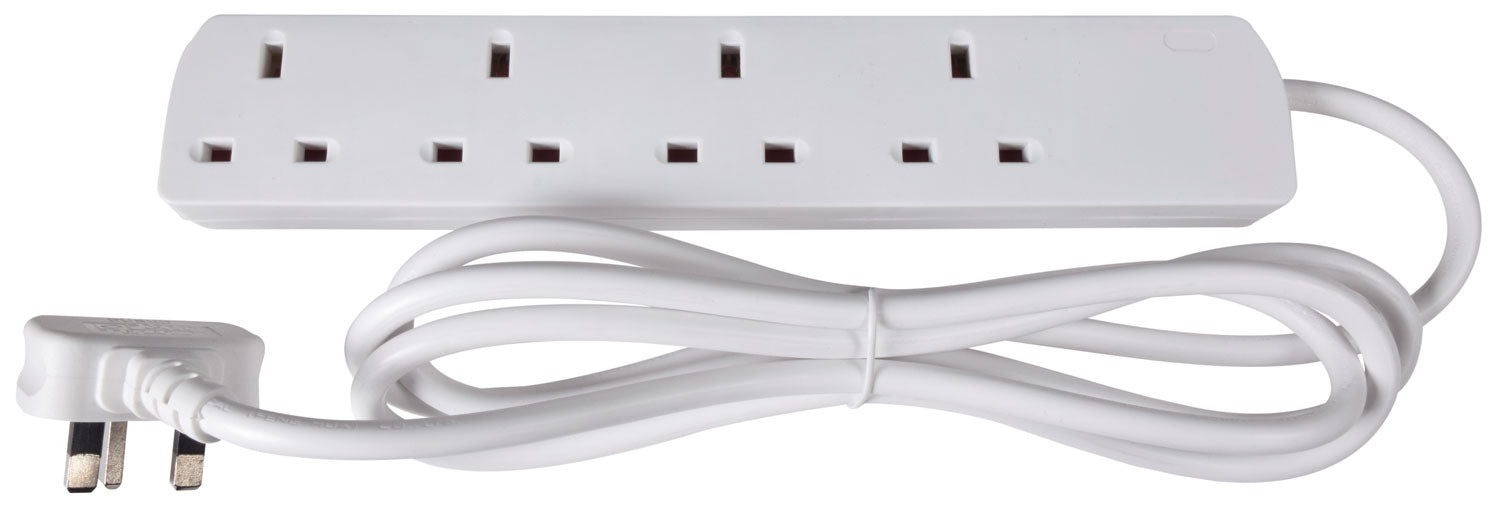 UK 4 - Gang Extension Lead 2.0m - Apollo Music School
