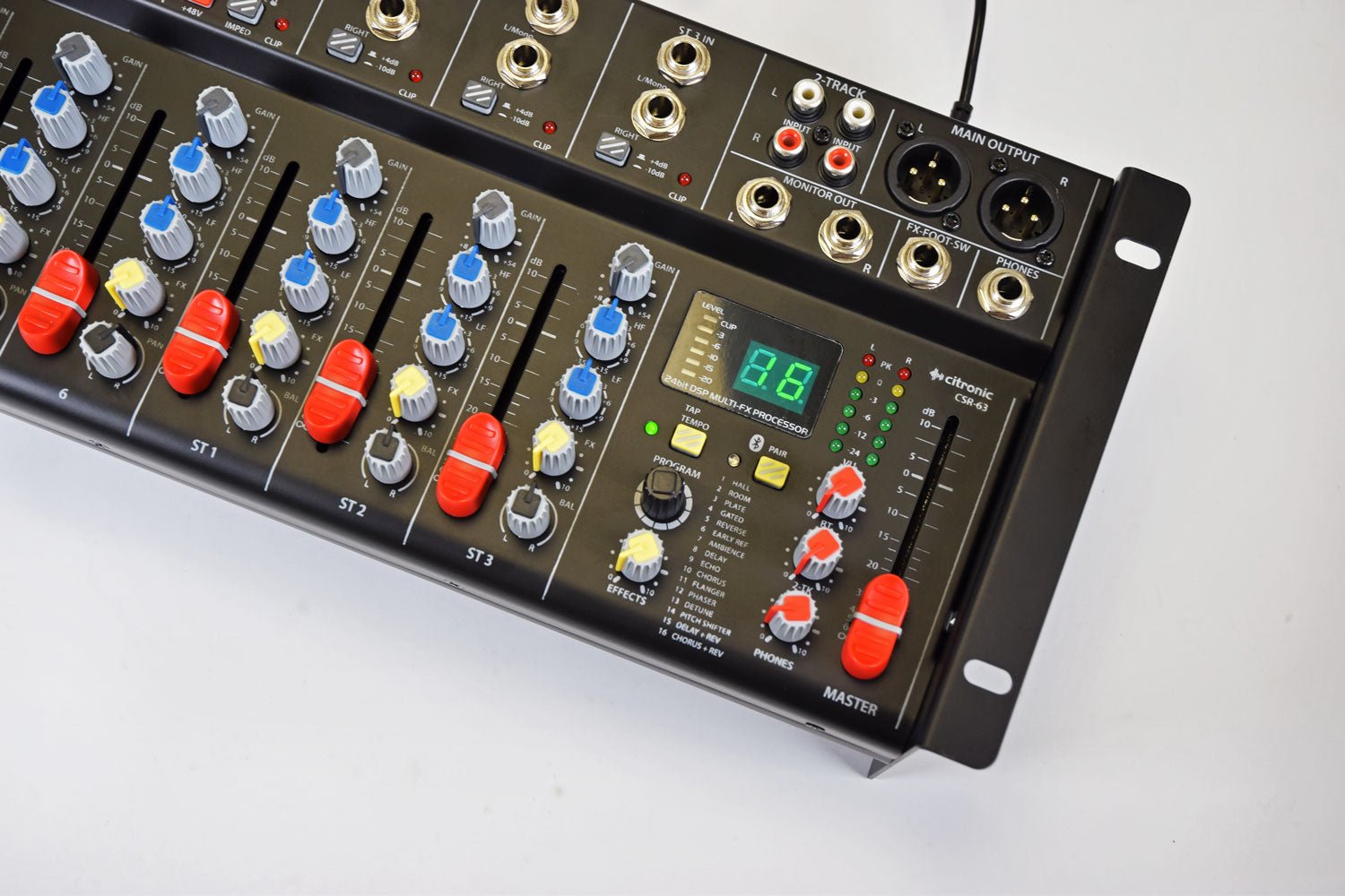 CSR - 63 Rack - mountable Mixer 9 Channel with DSP+BT - Apollo Music School