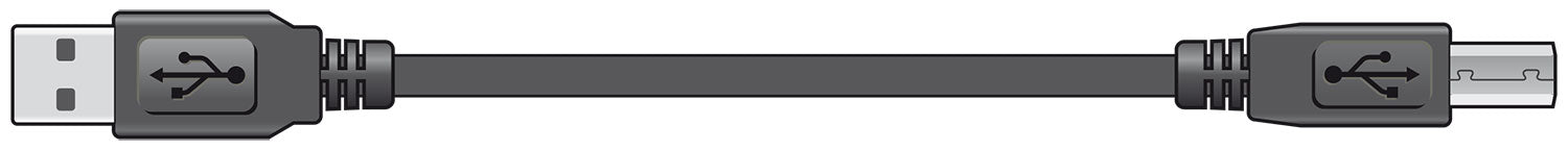 USB 2.0 type A plug to type B plug lead 1.5m - Apollo Music School