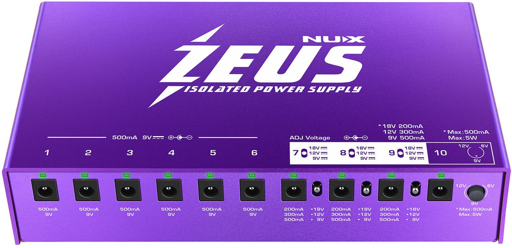 Zeus Guitar Pedal Power Supply - Apollo Music School