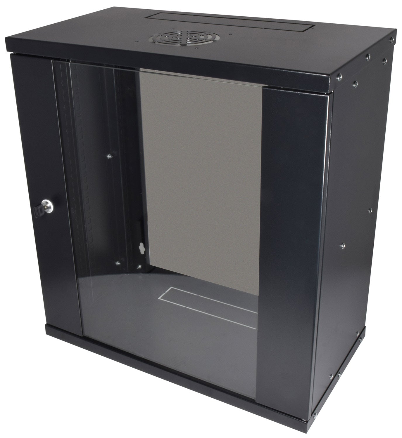 12U Shallow Rack Wall Cabinet - Apollo Music School