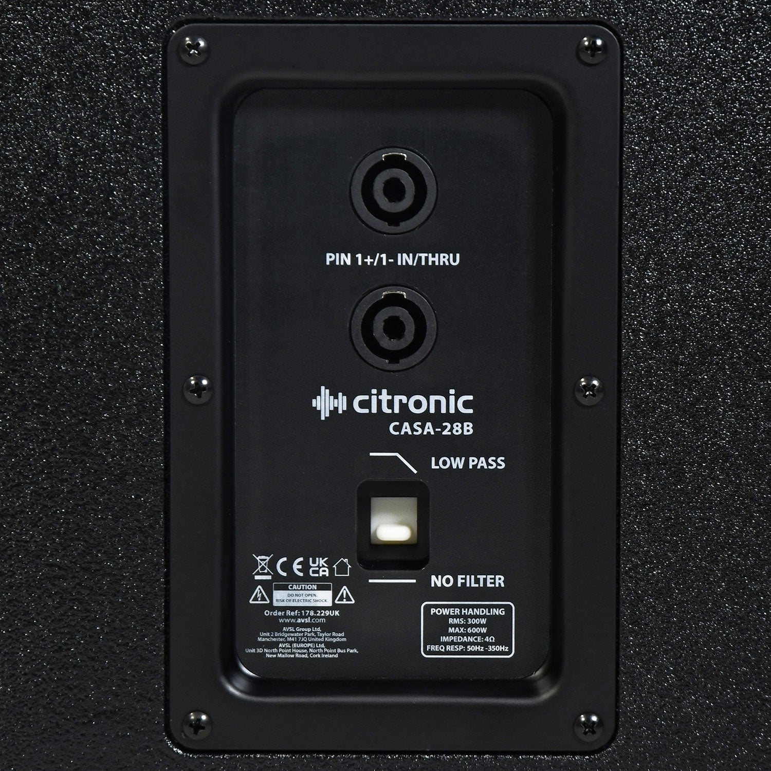 CASA - 28B Passive Sub Cabinet 300Wrms - Apollo Music School