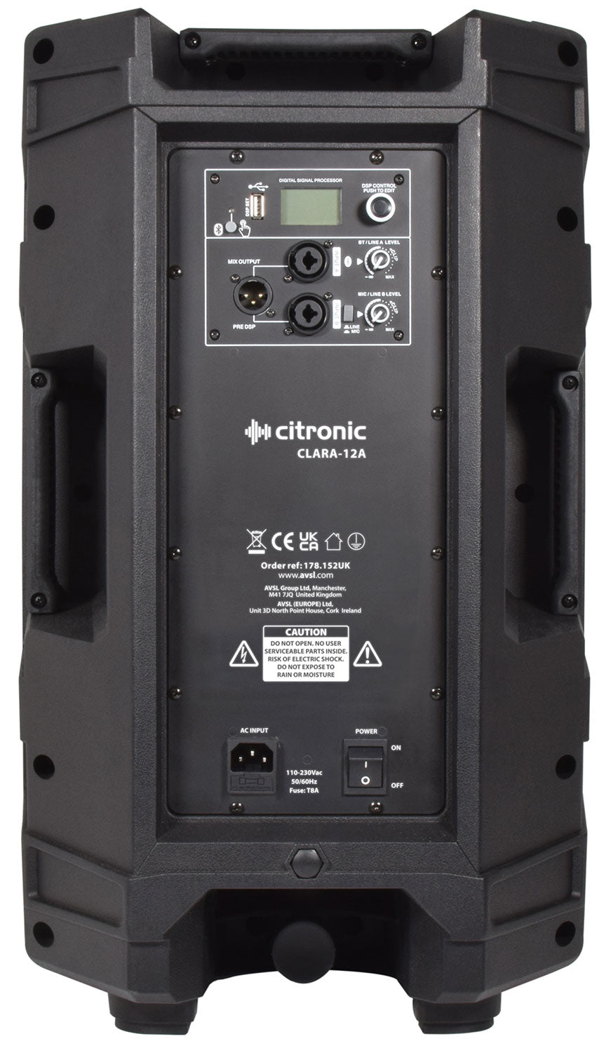 CLARA - 12A Active HP Cabinet 400Wrms - Apollo Music School