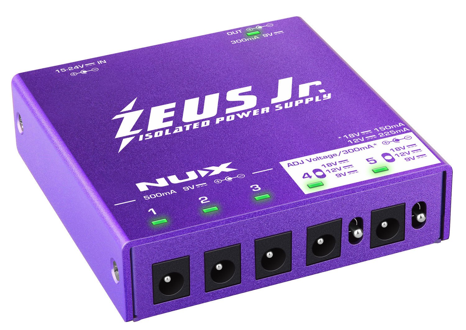 Zeus Jr. Guitar Pedal Power Supply - Apollo Music School
