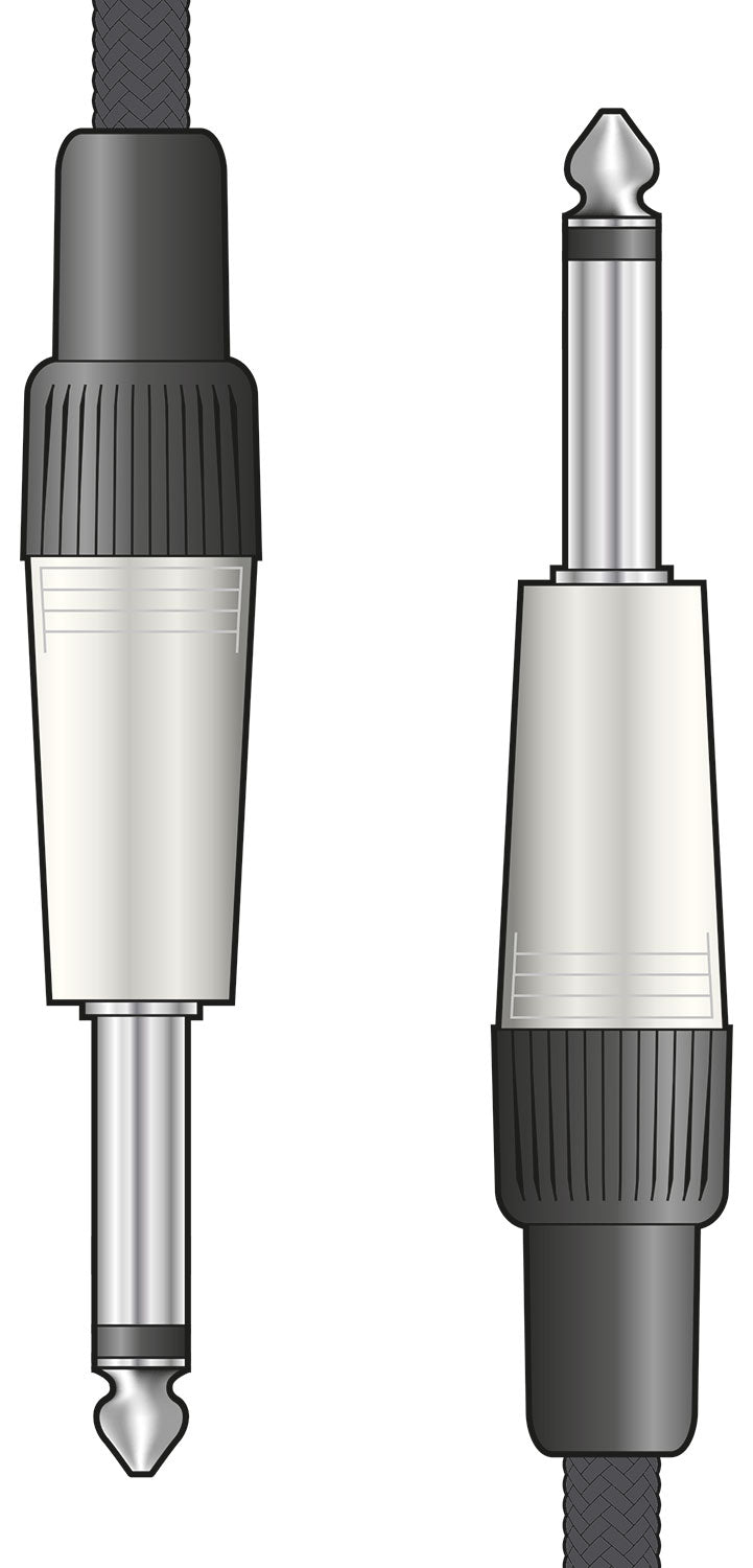 Braid Guitar Lead Black 3m - Apollo Music School