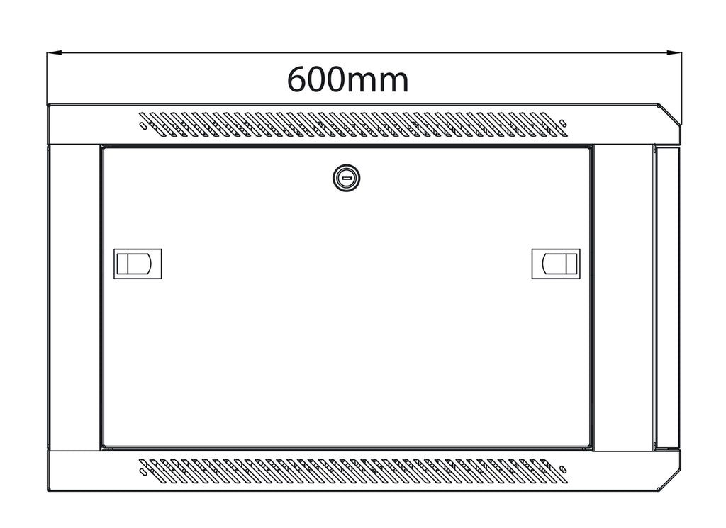 Rack Cabinet 6U x 600mm Deep - Apollo Music School
