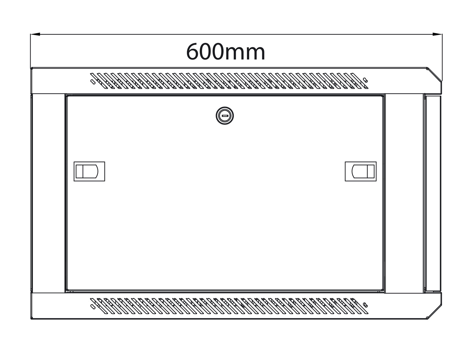 Rack Cabinet 6U x 600mm Deep - Apollo Music School