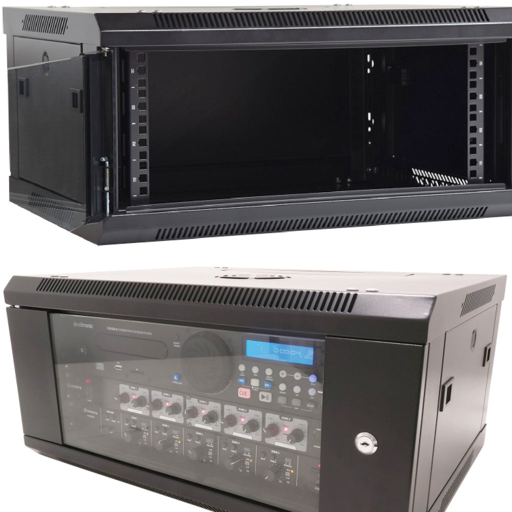 Rack Cabinet 4U x 450mm Deep - Apollo Music School