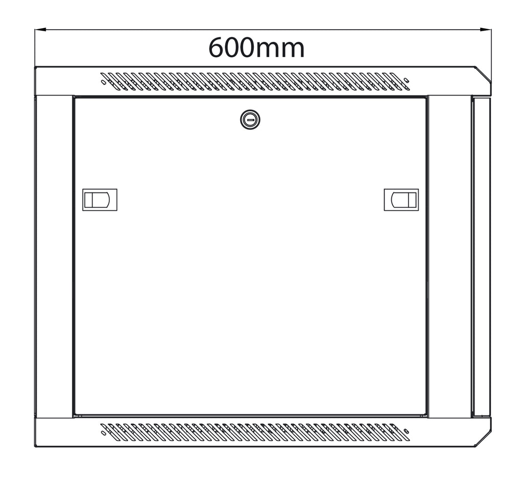 Rack Cabinet 9U x 600mm Deep - Apollo Music School