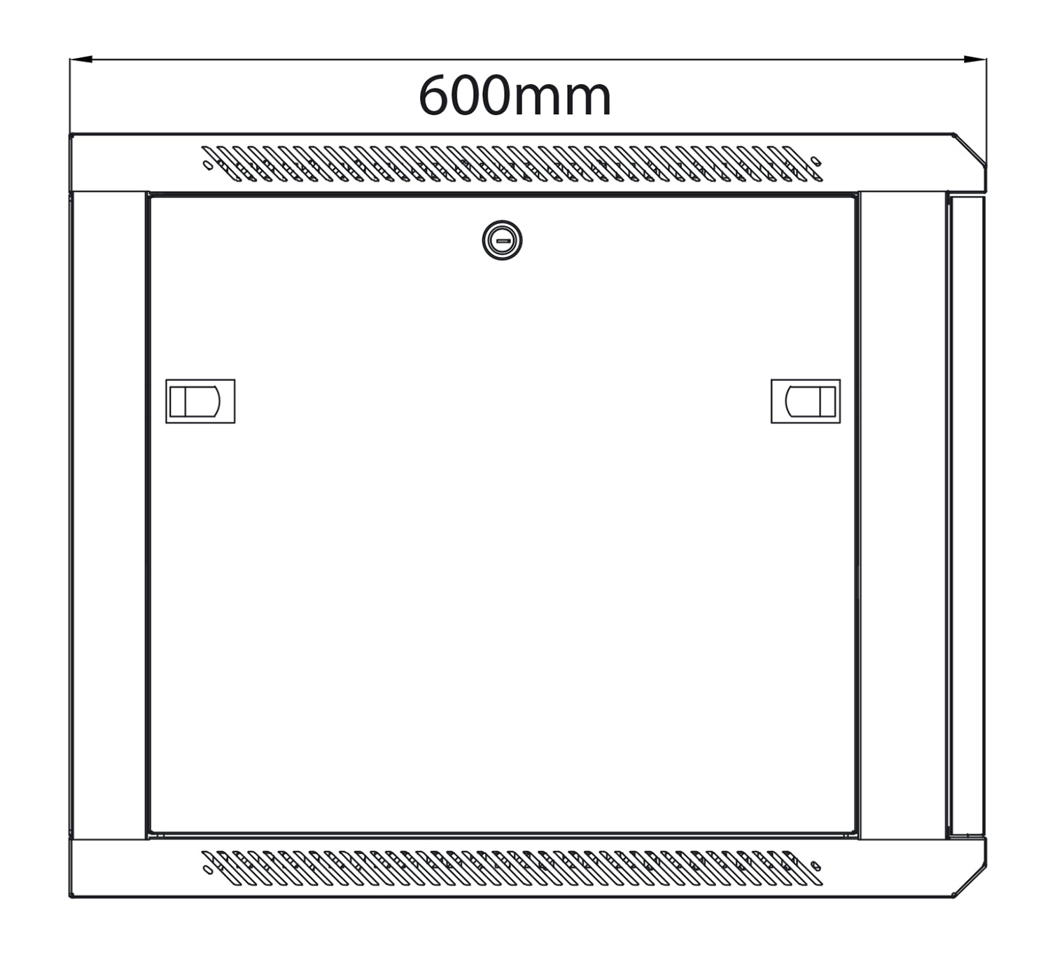 Rack Cabinet 9U x 600mm Deep - Apollo Music School