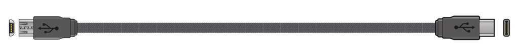 USB2.0 Type - C to Micro USB Sync & Charge Lead 1.5m - Apollo Music School