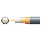 100U Foamed PE Coaxial Cable with CCA Braid - 100m Black - Apollo Music School