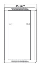 Rack Cabinet 15U x 450mm Deep - Apollo Music School