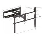 Slim Full Motion XL TV Bracket - Apollo Music School