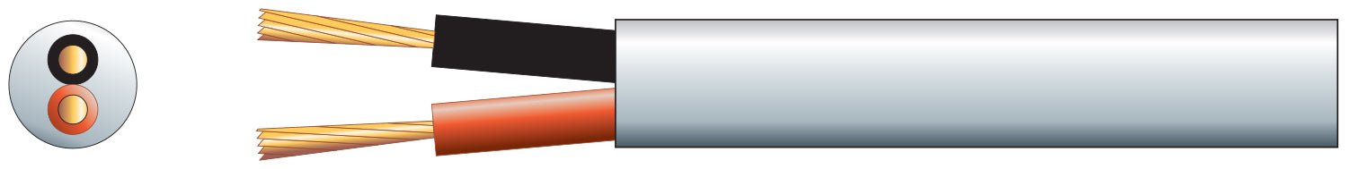 Hi Flex Double Insulated Speaker cable, 2 x (24 x 0.2mmØ) LSZH - Apollo Music School