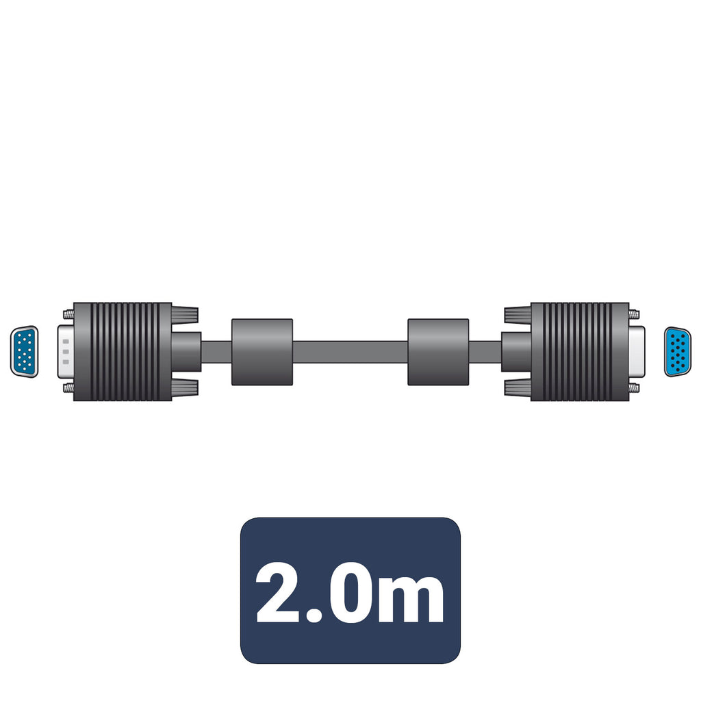 VGA plug to plug lead 2.0m - Apollo Music School