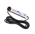 UK 4 - Gang Extension Lead Black 5.0m - Apollo Music School