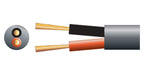 Hi Flex Double Insulated Speaker cable, 2 x (79 x 0.2mmØ) Black - Apollo Music School
