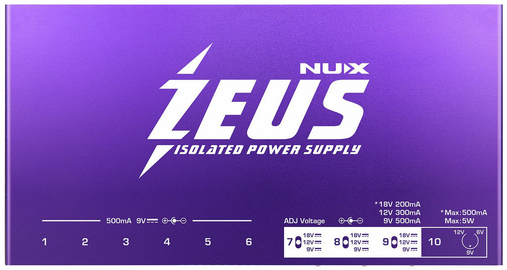 Zeus Guitar Pedal Power Supply - Apollo Music School