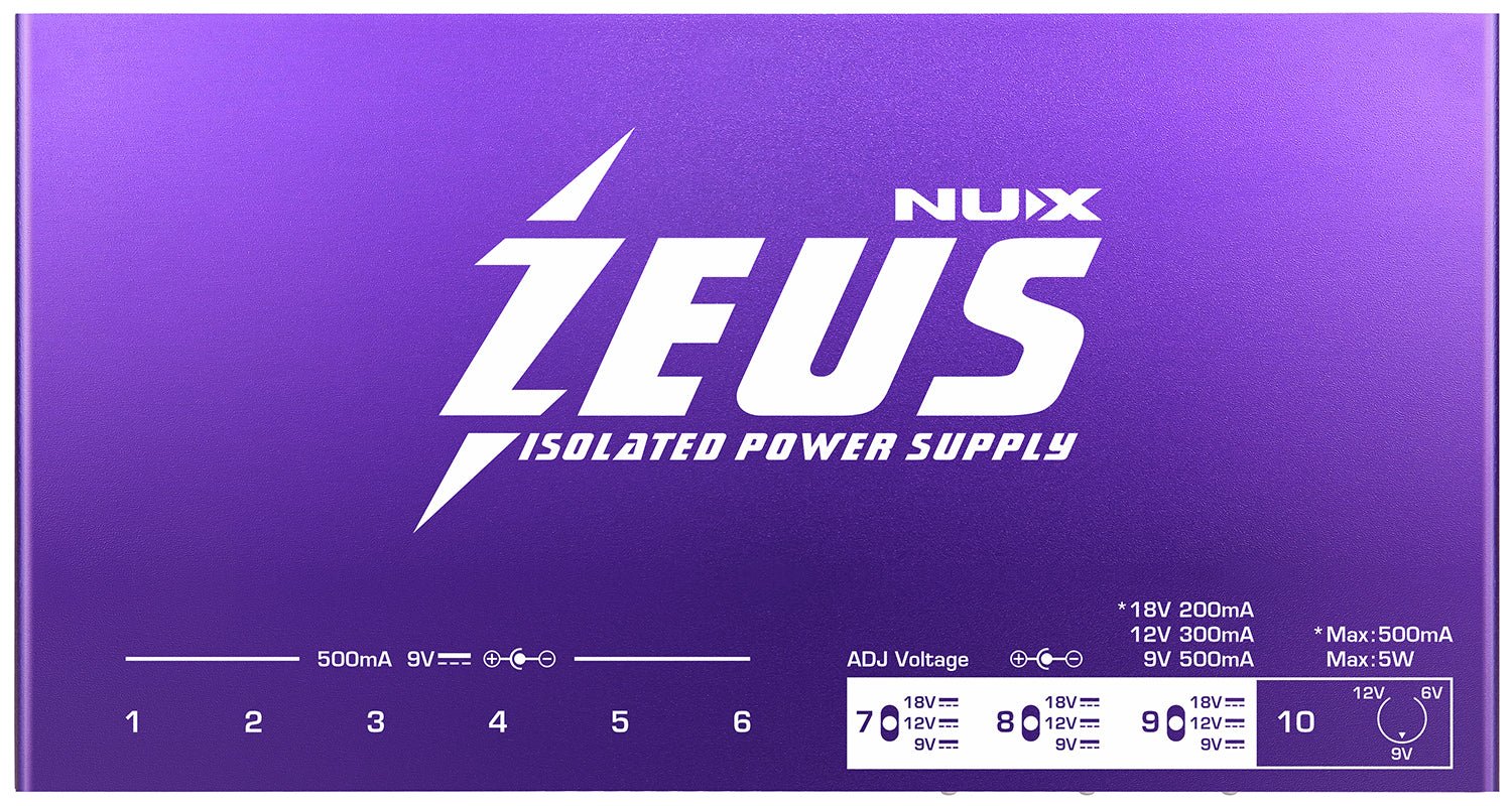 Zeus Guitar Pedal Power Supply - Apollo Music School
