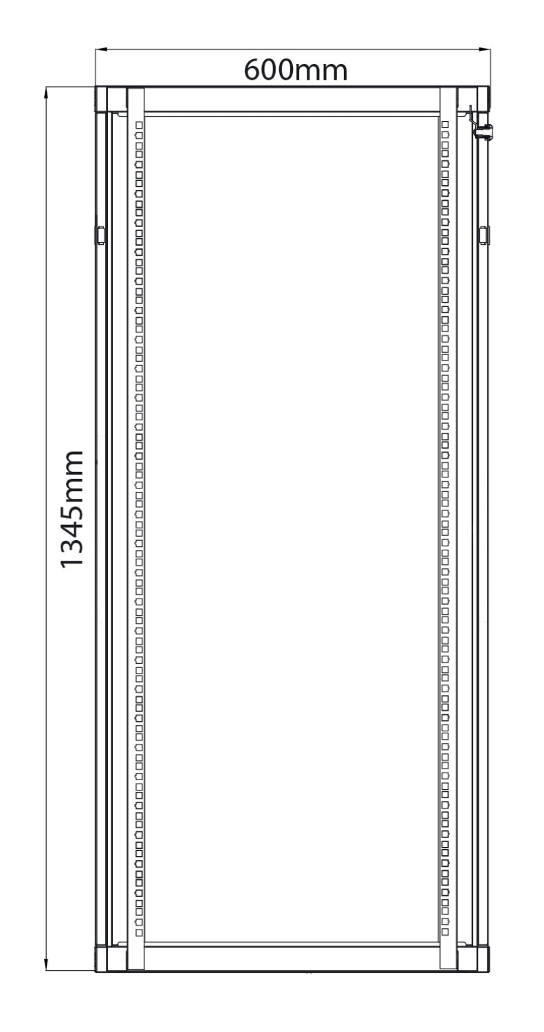 Rack Cabinet 28U x 450mm Deep - Apollo Music School