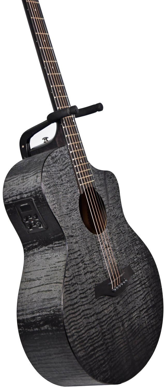 Nomad Electro - Acoustic Guitar Black Quilted Maple - Apollo Music School