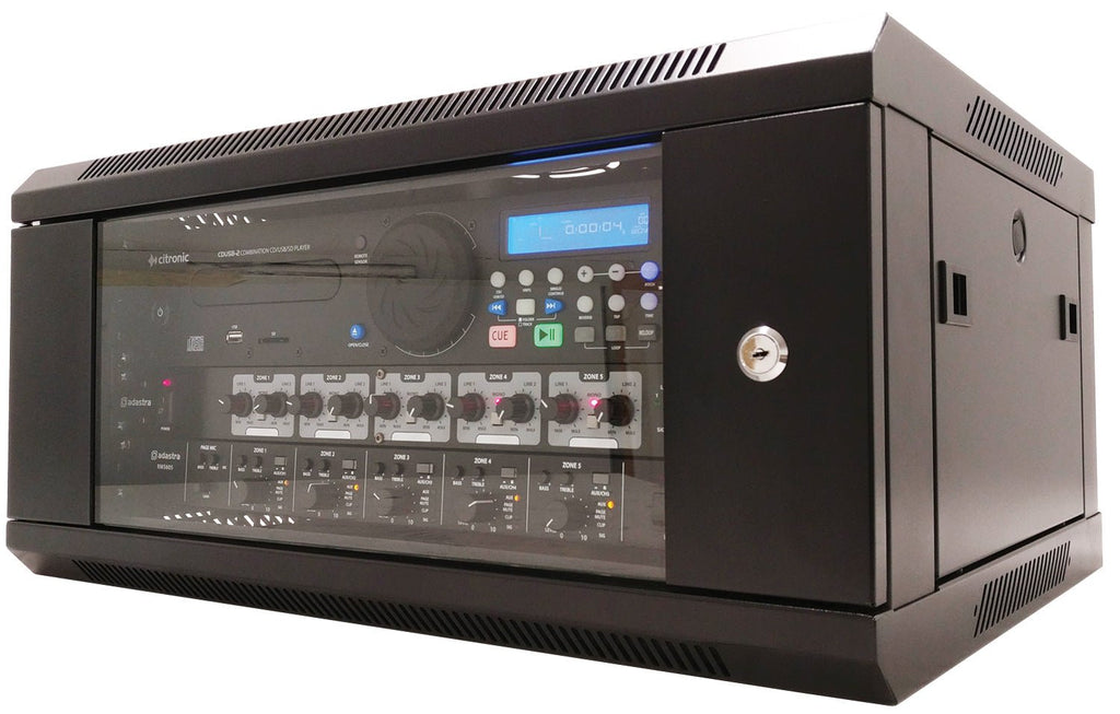 Rack Cabinet 4U x 450mm Deep - Apollo Music School