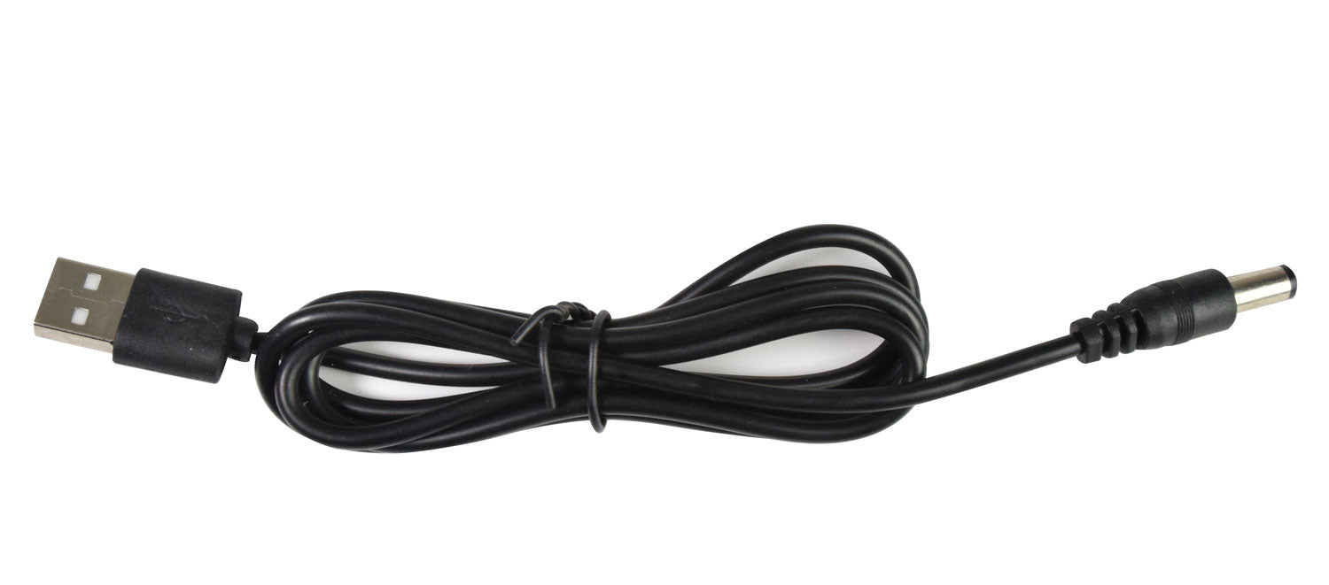 USB2.0 to 2.1 x 5.5mm 5V DC Jack Power Lead 1m - Apollo Music School