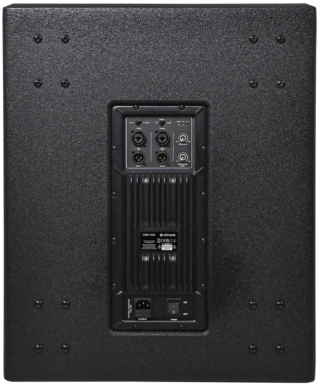 CUBA - 18SA Active Sub Cabinet 1200W rms - Apollo Music School