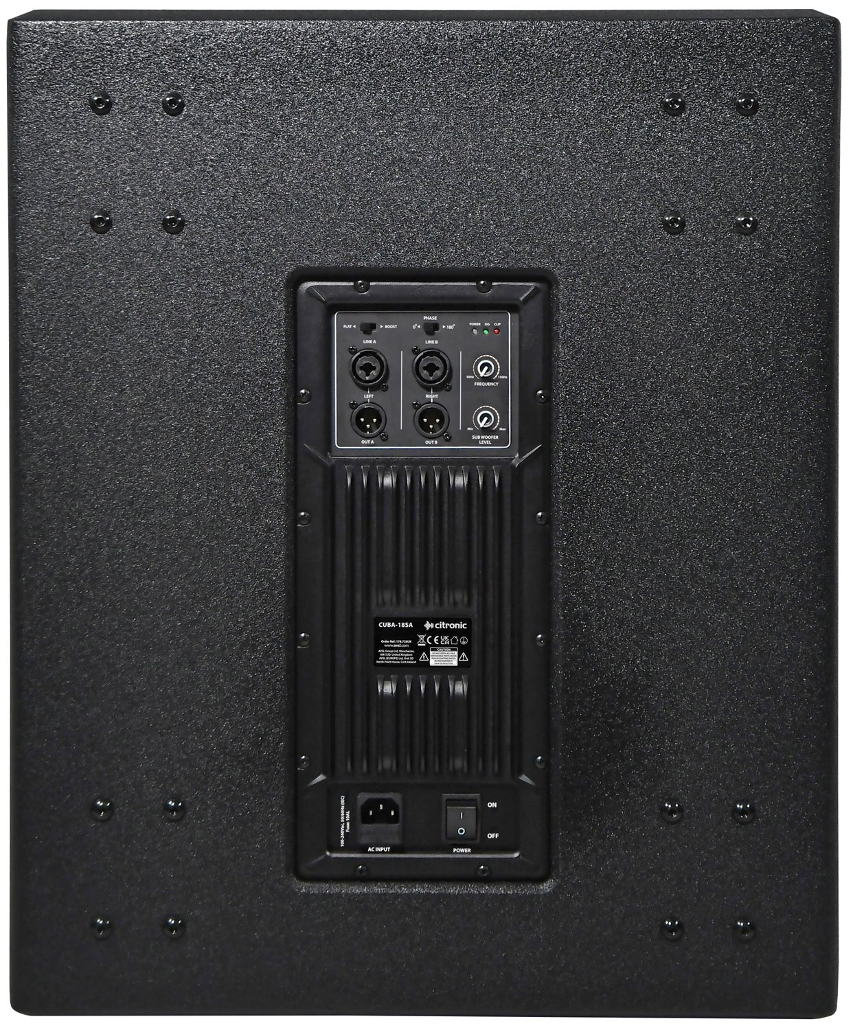 CUBA - 18SA Active Sub Cabinet 1200W rms - Apollo Music School