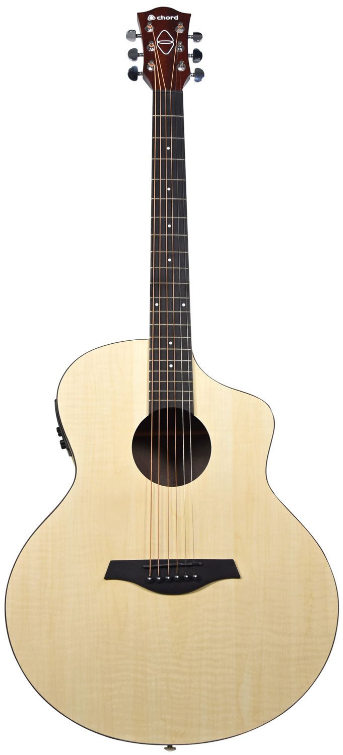 Nomad Electro - Acoustic Guitar White Quilted Maple - Apollo Music School