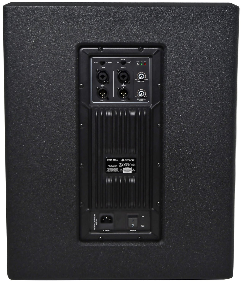 CUBA - 15SA Active Sub Cabinet 800W rms - Apollo Music School