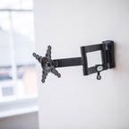 Compact Full Motion Double Arm TV/Monitor Wall Bracket 13" to 42" - Apollo Music School