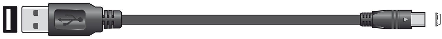 USB 2.0 A plug to mini B 5pin plug lead 1.5m - Apollo Music School