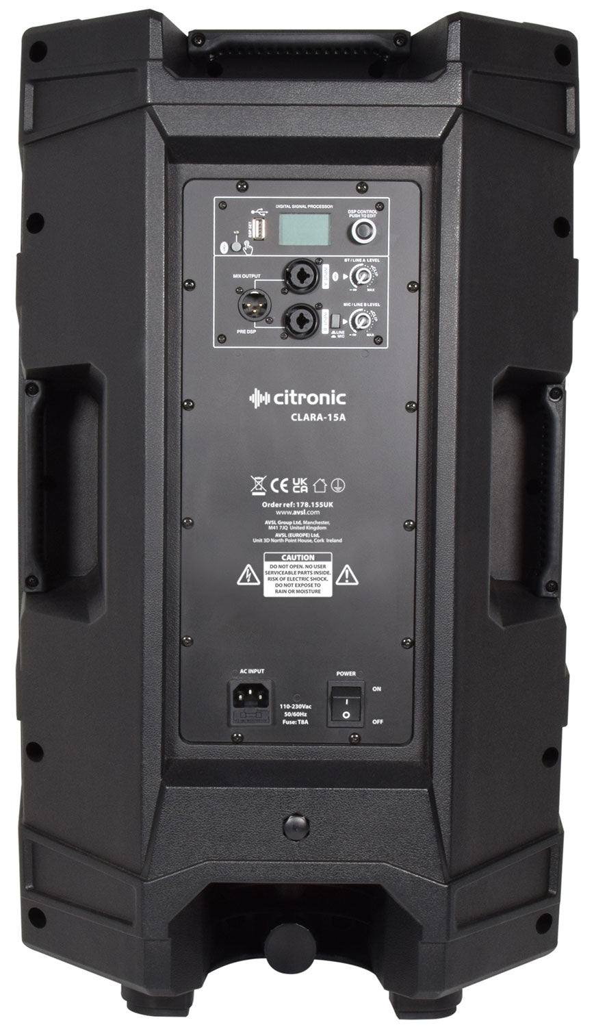 CLARA - 15A Active HP Cabinet 470Wrms - Apollo Music School